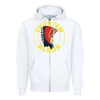 White choctaw blood Zipper Hoodie - artisFamous