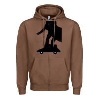 Chestnut Elephant Black To Stand On Your Car Zipper Hoodie - artisFamous