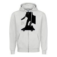 Dove Grey Elephant Black To Stand On Your Car Zipper Hoodie - artisFamous
