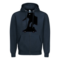 Navy Elephant Black To Stand On Your Car Zipper Hoodie - artisFamous