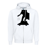 White Elephant Black To Stand On Your Car Zipper Hoodie - artisFamous