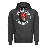 Charcoal Heather choctaw blood Zipper Hoodie - artisFamous