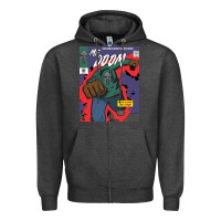 Charcoal Heather Legend Magazine Zipper Hoodie - artisFamous
