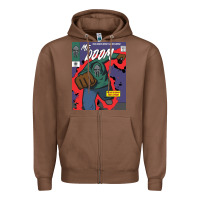 Chestnut Legend Magazine Zipper Hoodie - artisFamous