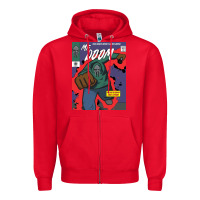 Red Legend Magazine Zipper Hoodie - artisFamous