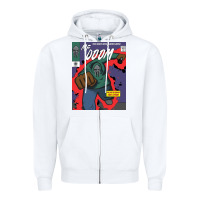 White Legend Magazine Zipper Hoodie - artisFamous