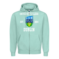 Seafoam university college dublin Zipper Hoodie - artisFamous