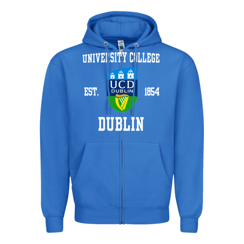 University College Dublin Zipper Hoodie by artisFamous | Teevron