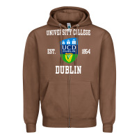 Chestnut university college dublin Zipper Hoodie - artisFamous