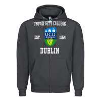 Smoke university college dublin Zipper Hoodie - artisFamous