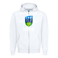 White university college dublin Zipper Hoodie - artisFamous