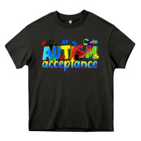 Asphalt Autism acceptance Heavy Core Tee - CowGirlArtShop