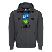 Smoke university college dublin Zipper Hoodie - artisFamous
