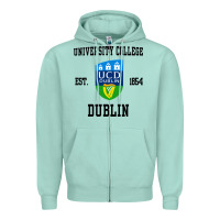 Seafoam university college dublin Zipper Hoodie - artisFamous