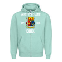 Seafoam university college cork Zipper Hoodie - artisFamous