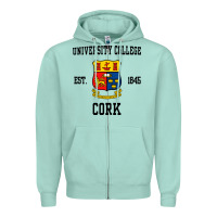 Seafoam university college cork Zipper Hoodie - artisFamous