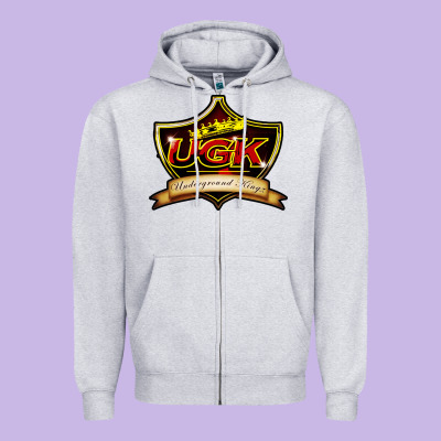 Ugk Underground Kingz Zipper Hoodie Designed By Artisfamous