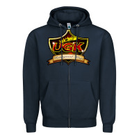 Navy ugk underground kingz Zipper Hoodie - artisFamous