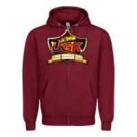 Burgundy ugk Zipper Hoodie - artisFamous