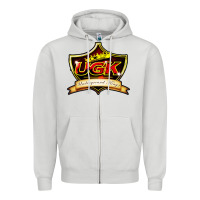 Dove Grey ugk Zipper Hoodie - artisFamous