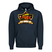 Navy ugk Zipper Hoodie - artisFamous