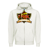 Oatmeal Heather ugk Zipper Hoodie - artisFamous