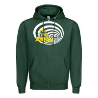 Sports Green American color science-fiction TV series Zipper Hoodie - artisFamous