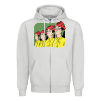 Dove Grey Devo Zipper Hoodie - artisFamous