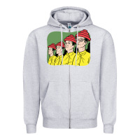 Heather Grey Devo Zipper Hoodie - artisFamous