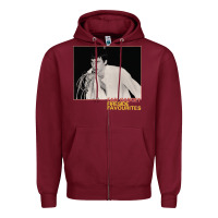 Burgundy Fad Gadget Fireside Favourites Zipper Hoodie - artisFamous