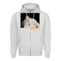 Dove Grey Fad Gadget Fireside Favourites Zipper Hoodie - artisFamous
