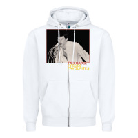 White Fad Gadget Fireside Favourites Zipper Hoodie - artisFamous