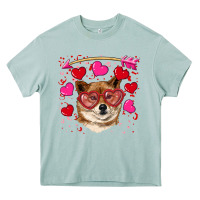 Arona valentine's shiba inu Heavy Core Tee - RanaPortraitStore