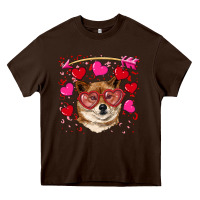 Valentine's Shiba Inu Heavy Core Tee | Teevron