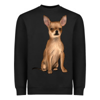Black chihuahua Heavyweight Sweatshirt - JahusDesignShop