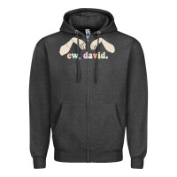 Charcoal Heather ew david schitt's creek Zipper Hoodie - artisFamous