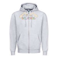 Heather Grey ew david schitt's creek Zipper Hoodie - artisFamous