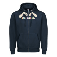 Navy ew david schitt's creek Zipper Hoodie - artisFamous