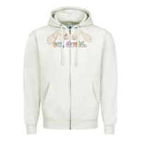 Oatmeal Heather ew david schitt's creek Zipper Hoodie - artisFamous