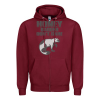Honey Badger Dont Care Zipper Hoodie | Teevron