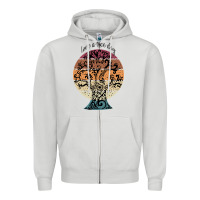 Dove Grey National love a tree day Zipper Hoodie - artisFamous