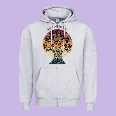 National Love A Tree Day Zipper Hoodie Designed By Artisfamous