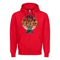 Red National love a tree day Zipper Hoodie - artisFamous