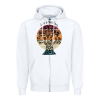 White National love a tree day Zipper Hoodie - artisFamous