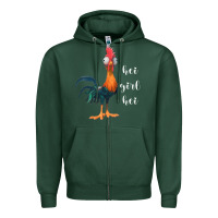Sports Green hei girl Zipper Hoodie - artisFamous
