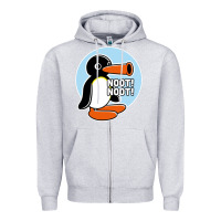 Heather Grey noot noot funny Zipper Hoodie - artisFamous