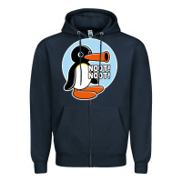 Navy noot noot funny Zipper Hoodie - artisFamous