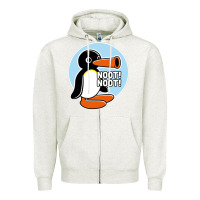 Oatmeal Heather noot noot funny Zipper Hoodie - artisFamous