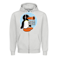 Dove Grey noot noot funny Zipper Hoodie - artisFamous
