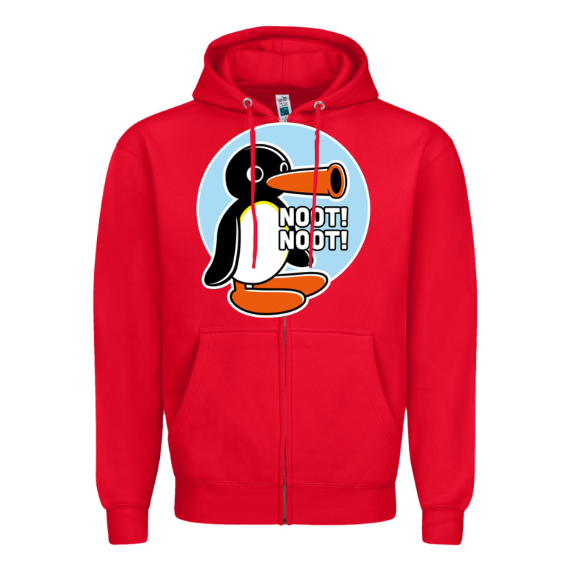 Noot Noot Funny Zipper Hoodie by artisFamous | Teevron